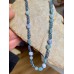 Aquamarin und Chalcedon Halskette