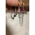 Edelstein Kette mit Bergkristall Spitze
