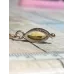 Silber Ohrringe mit echtem Citrin