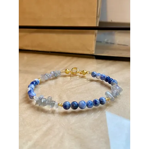 Sodalith und Labradorit Armband