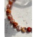 Dehnbares Armband aus Mongol-Achat Perlen