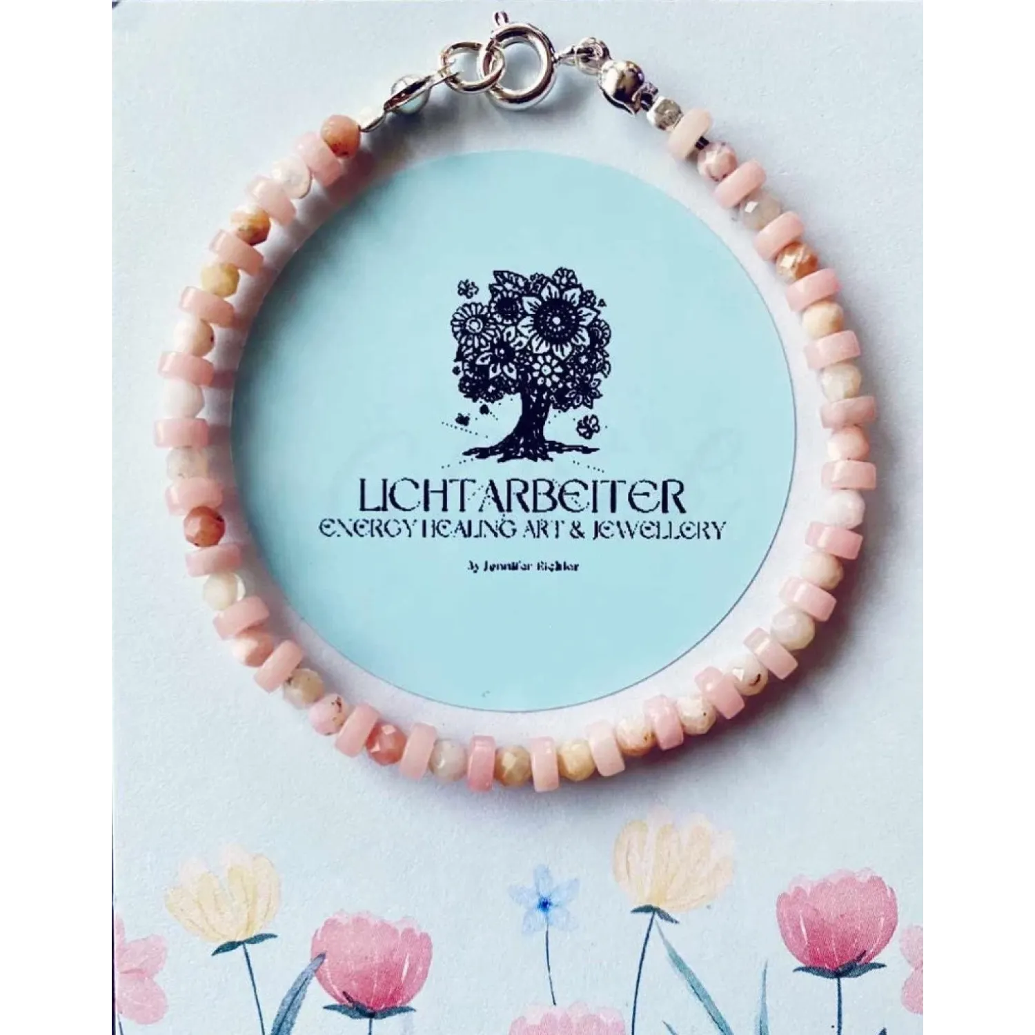 Filigranes Armband mit Heishi Perlen