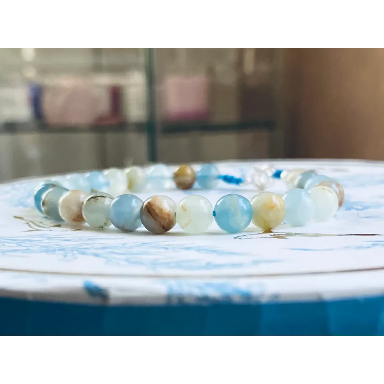 Armband mit blauem Calcit