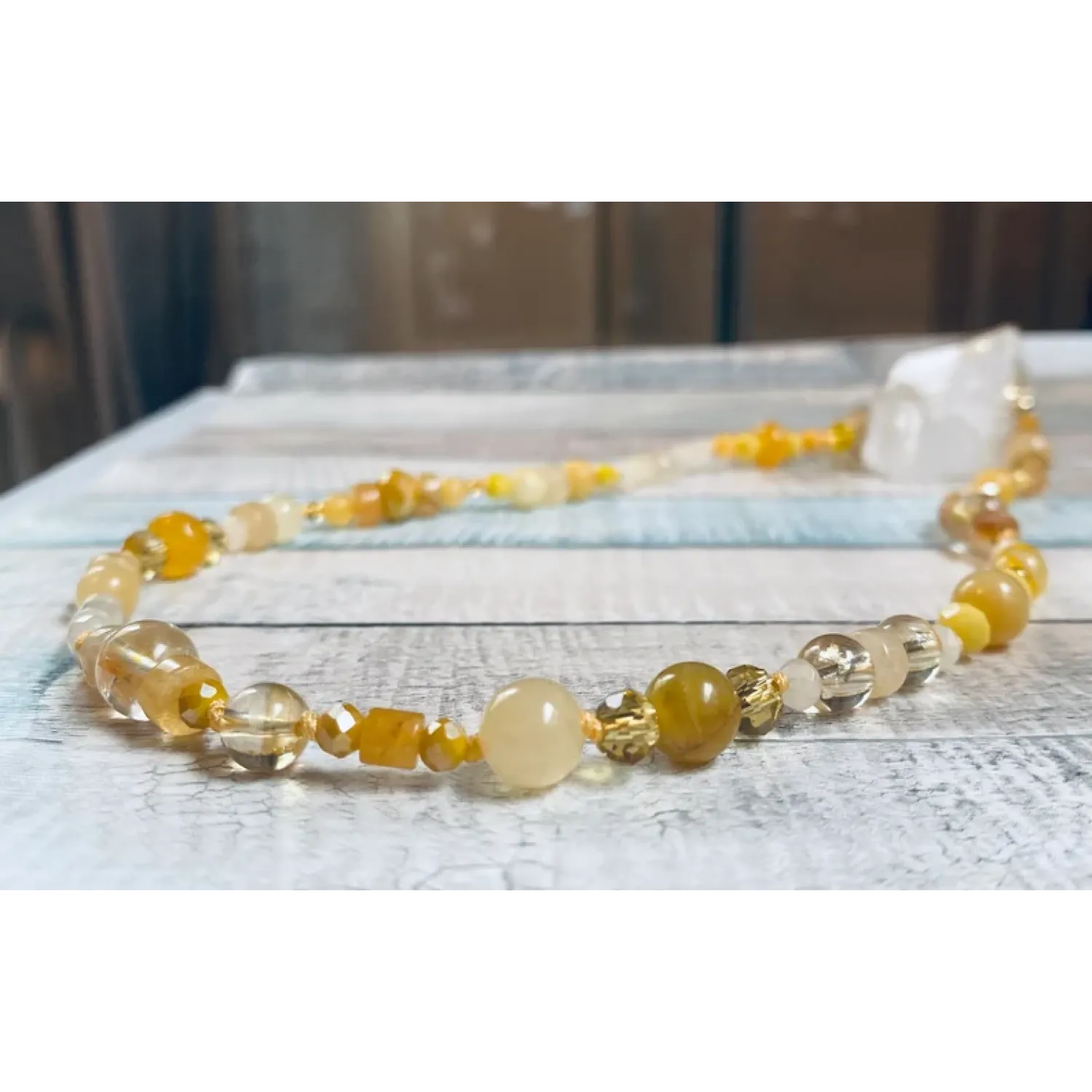 Solarplexus Chakra Halskette