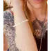 Heishi Armband mit natürlichem Mondstein