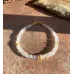Heishi Armband mit natürlichem Mondstein