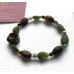 Armband „Leaves“ mit Blüte aus geschnitztem Tigerauge