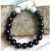 Onyx und Aquamarin Armband