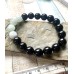 Onyx und Aquamarin Armband