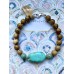 Armband mit Amazonit und Jaspis