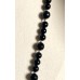 Perlenkette aus Turmalin und Onyx mit Turmalin Kristall Spitze