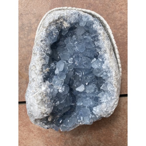 Großer Coelestin Kristall in A Qualität