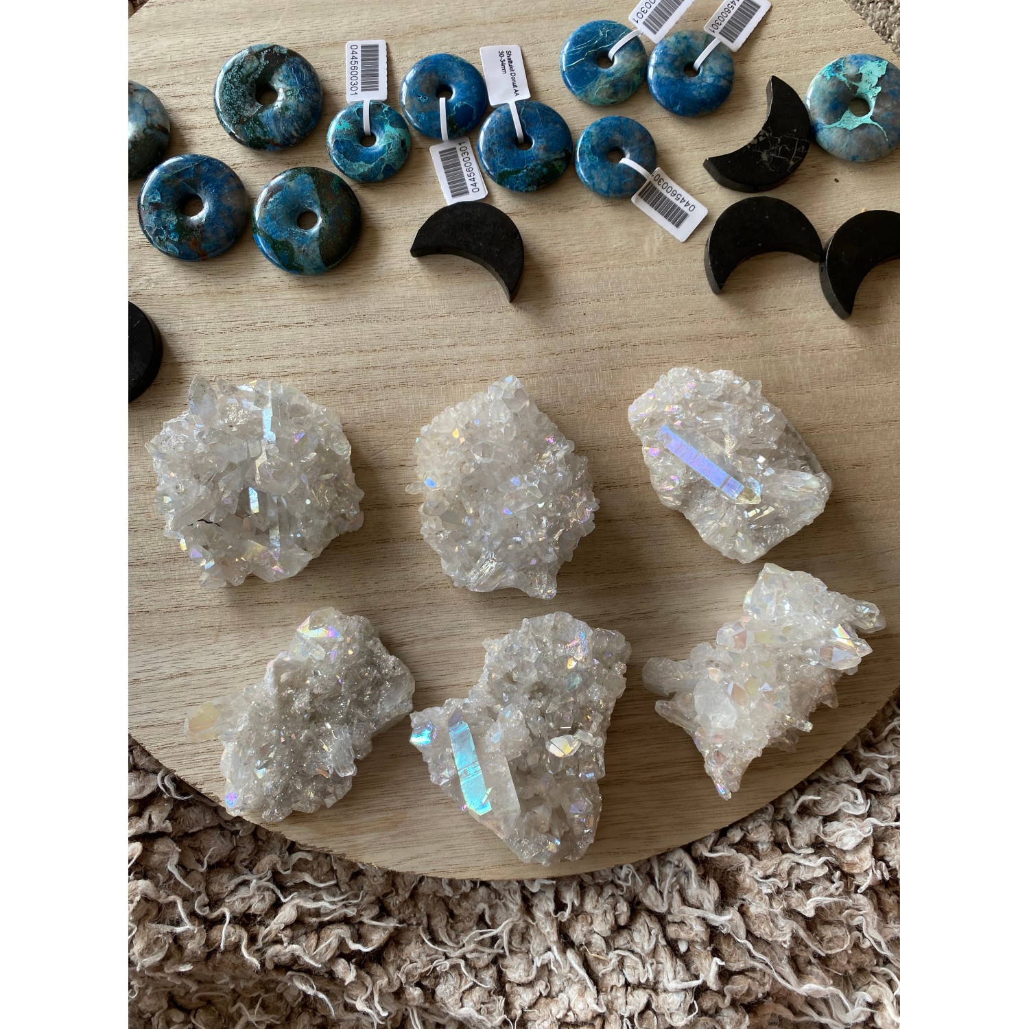 Angel Aura Bergkristall Stufe