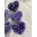 Amethyst Druse in Herzform • Gebohrt (Anhänger)