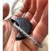 Labradorit Perlen Kette mit Schungit Mond