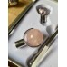 Lapis Vitalis® Chi-Massageroller-Set Amethyst / Rosenquarz