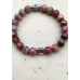 Rhodonit Armband mit Herz