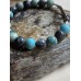Jaspis und Labradorit Armband