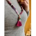 Edelstein Kette mit Farbverlauf