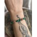 Malachit und roher Turmalin Armband