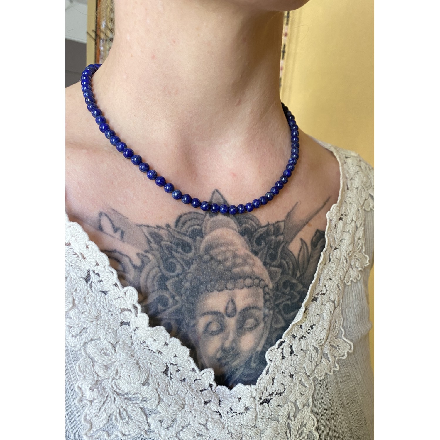 Lapislazuli Perlenkette
