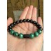 Armband Malachit und Turmalin