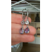 Ohrringe aus Amethyst und Rosenquarz