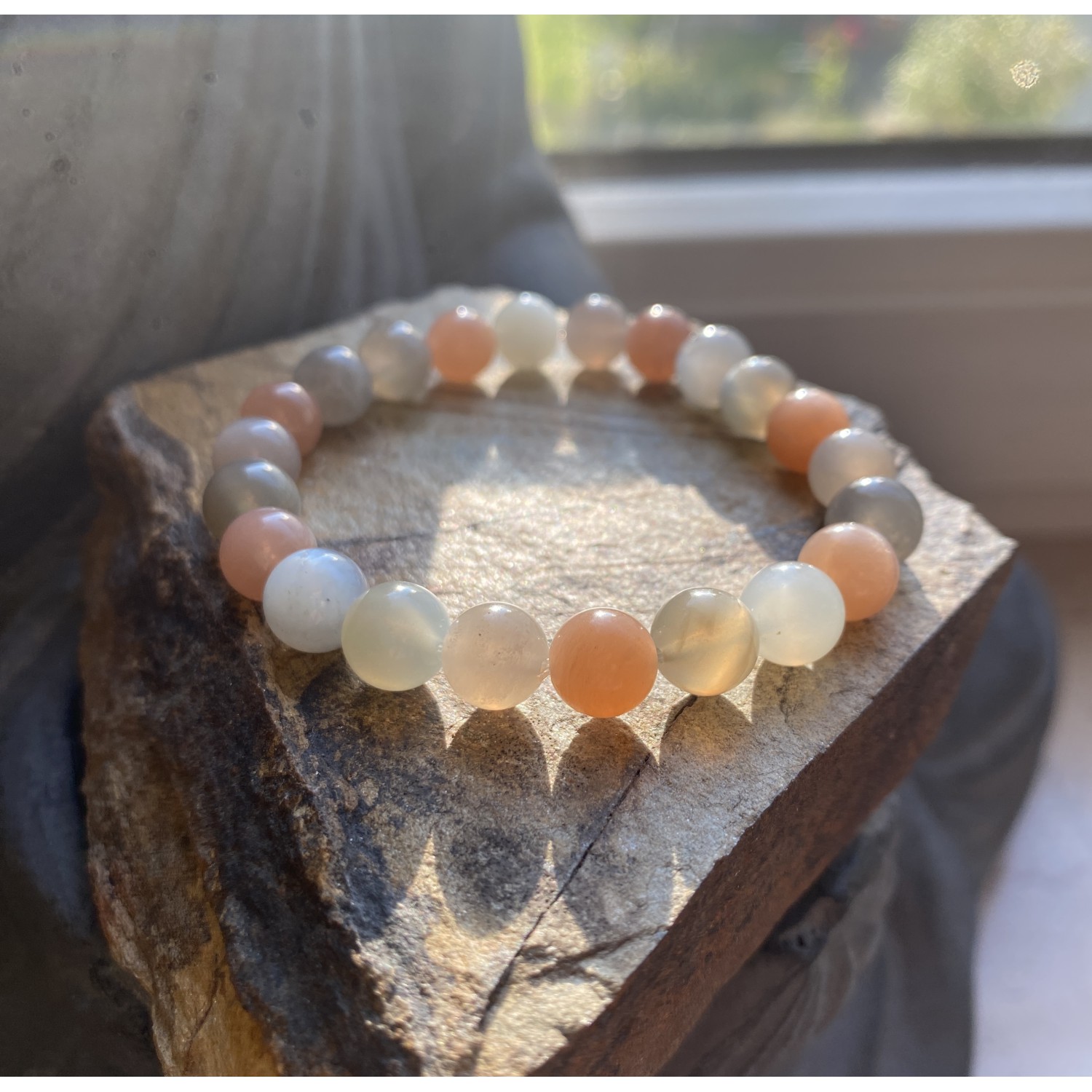Mondstein Armband
