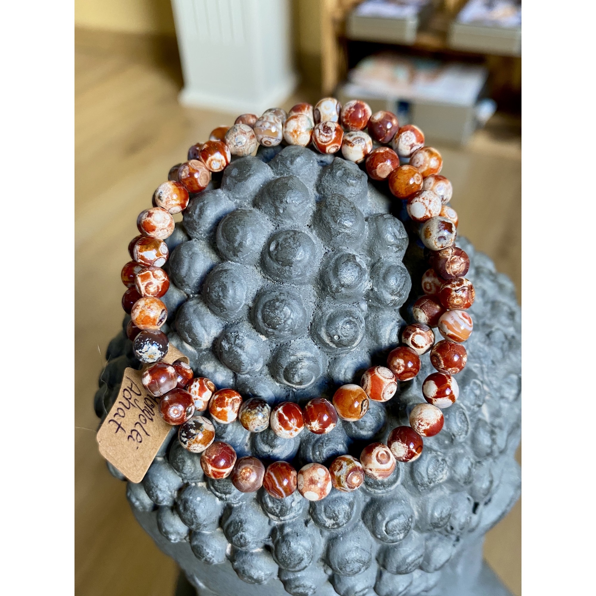 Mongolei Achat Armband