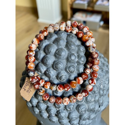 Mongolei Achat Armband