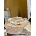 Beryll und Sonnenstein Armband