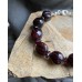 Granat Nugget Armband
