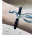 Schungit und Topas Armband