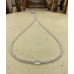 Herkimer Diamand und Mondstein Kette
