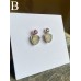 Watermelon Tourmaline Stud Earrings Watermelon Tourmaline Stud Earrings