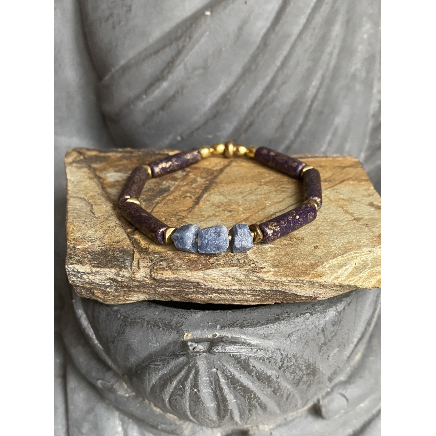 Saphir Rohstein Armband