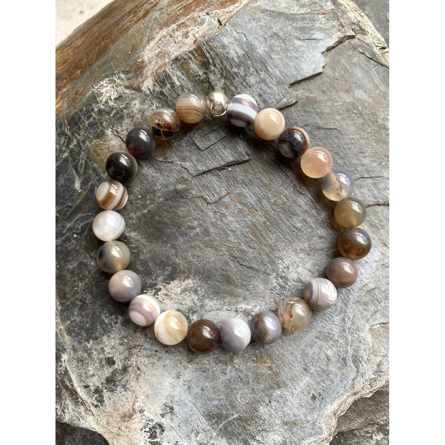 Botswana Achat Armband