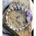 Bergkristall und Amethyst Armband Bergkristall und Amethyst Armband