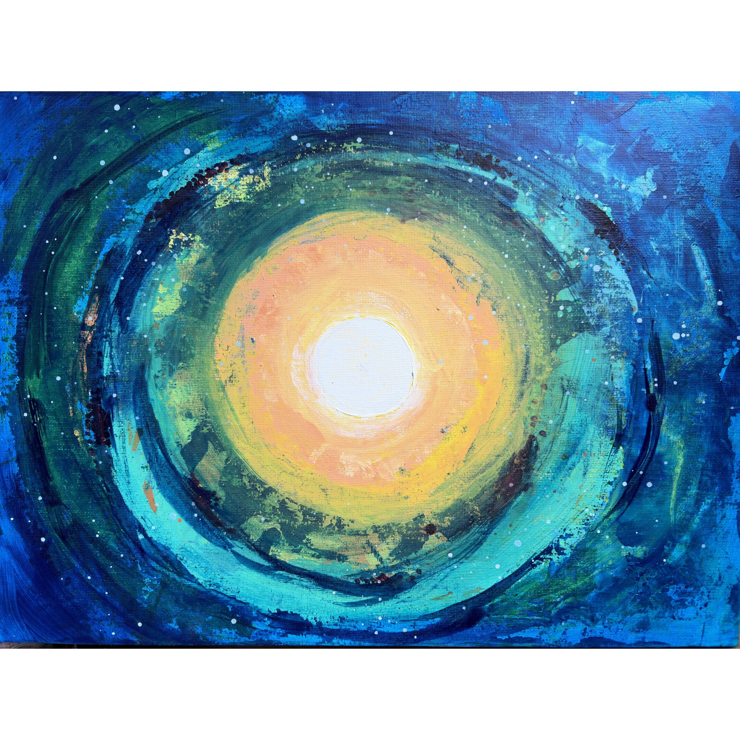 Falafel · Painting on canvas board