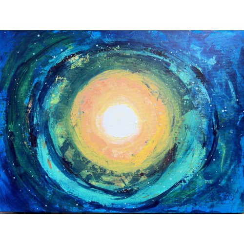 Falaffel · Gemälde auf Leinwandkarton