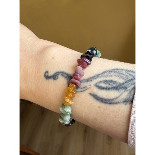 Multi Turmalin Armband mit Magnet Verschluss